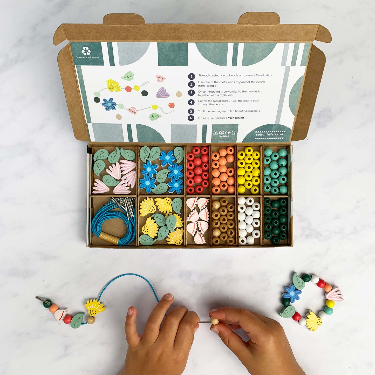 Pärlkit: Wildflower Armband, DIY