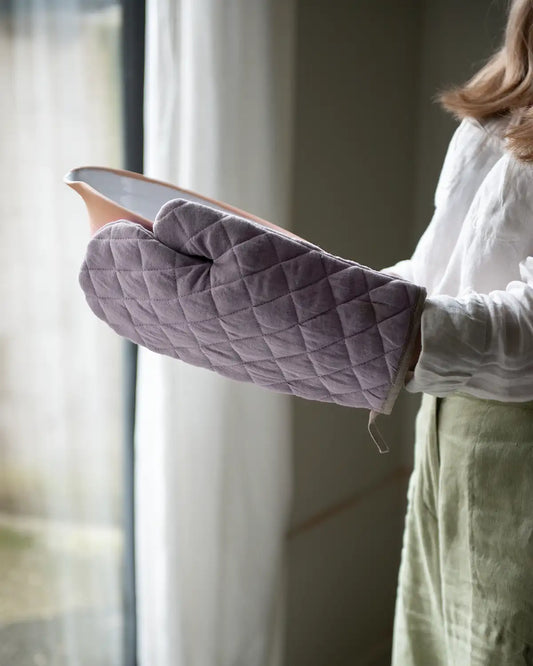 Grytvante i linne (Dusty Rose) | AmourLinen
