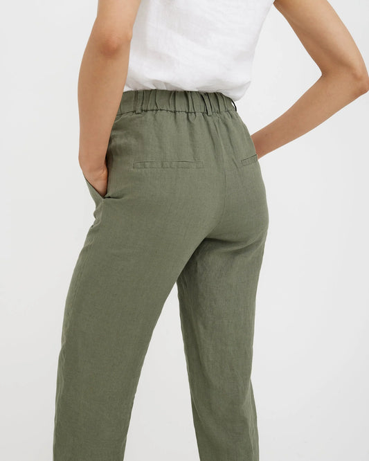 Linnebyxor (Mist Green)