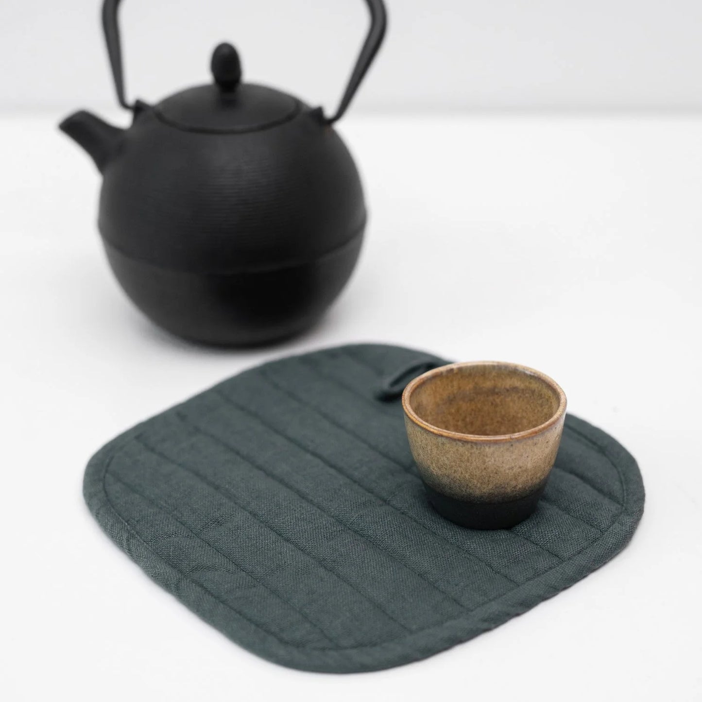 Grytlapp i linne (Forest Green)