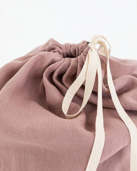 Tvättpåse i linne (Woodrose) | Magic Linen