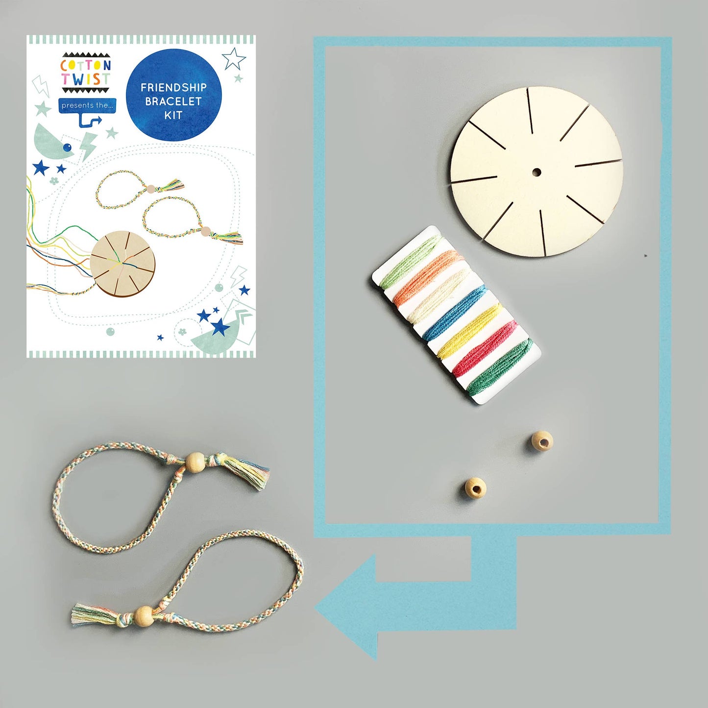 DIY Vänskapsarmband, materialsats