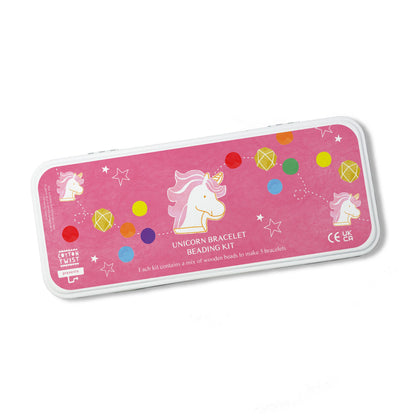 Pärlsats: Unicorn Armband i plåtask