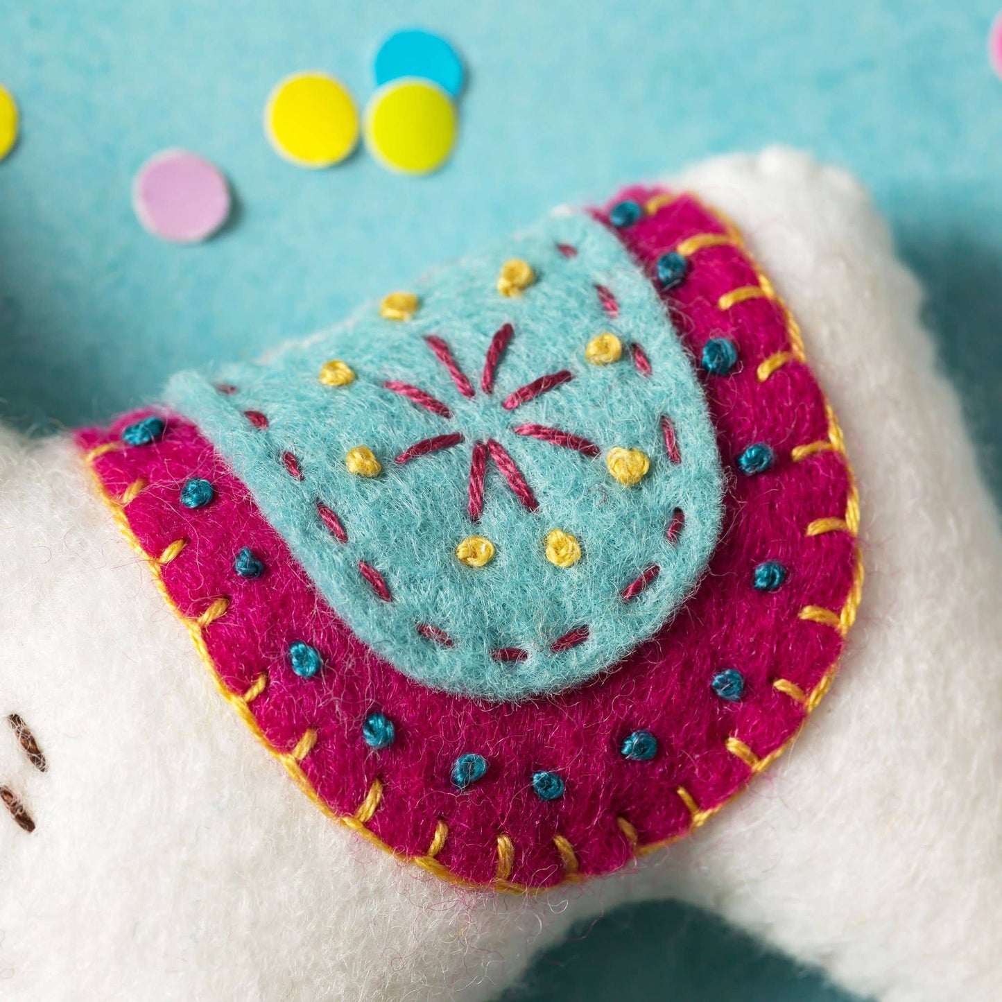 DIY sykit | Lama i ullfilt