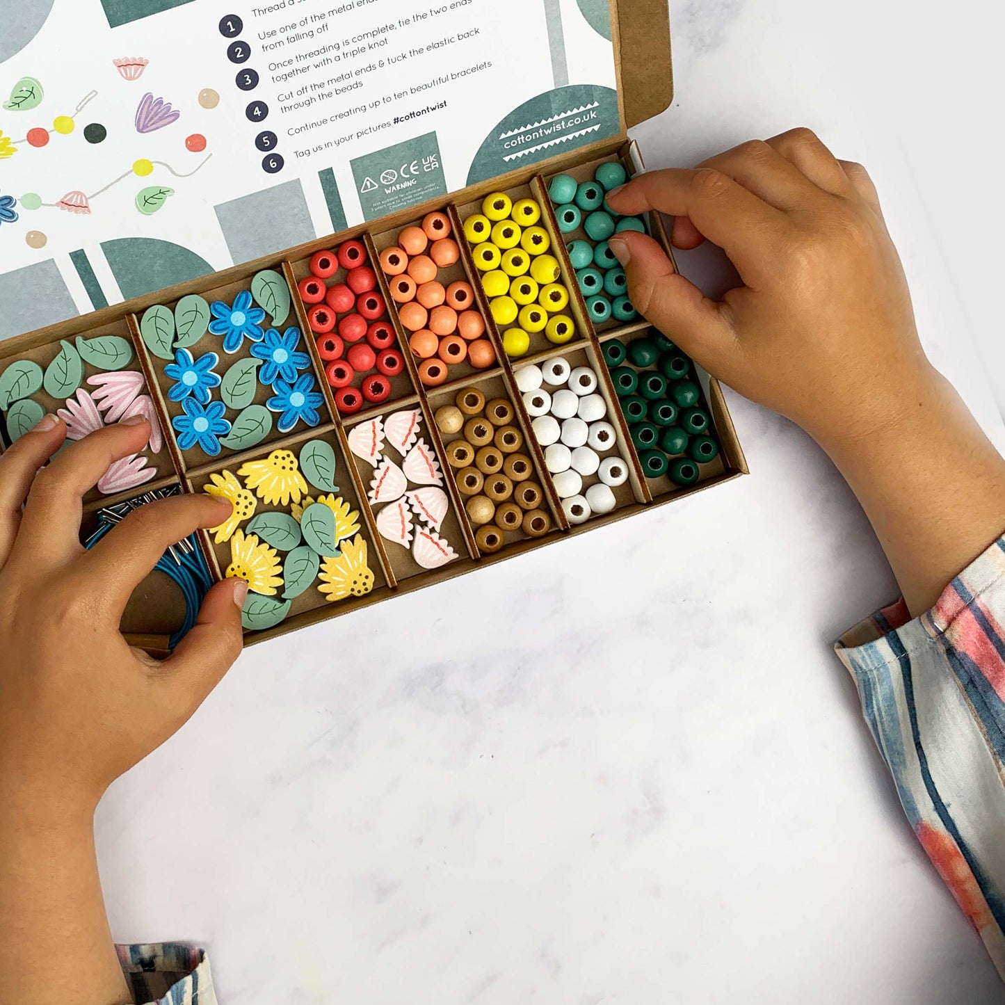 Pärlkit: Wildflower Armband, DIY