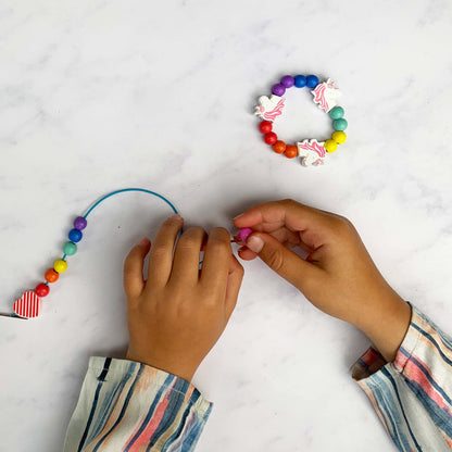 Pärlkit: Unicorn Armband, DIY