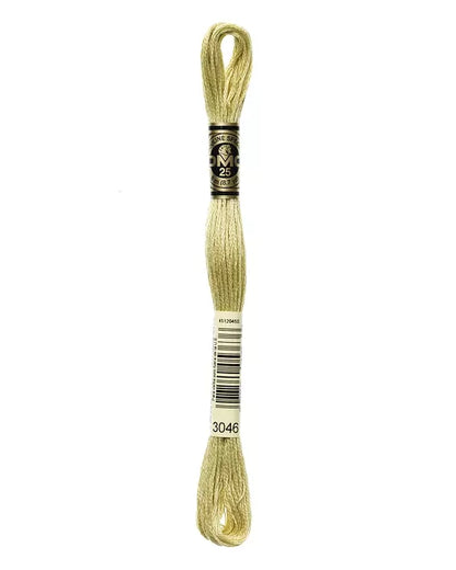 Ljusgrönt broderigarn 