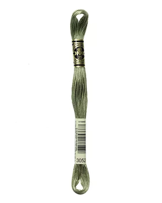 Ljusgrönt broderigarn 