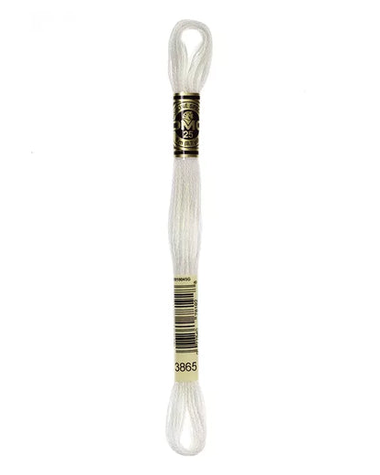 Vitt broderigarn 