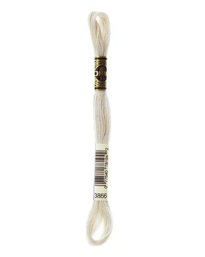 Krämvit broderigarn 