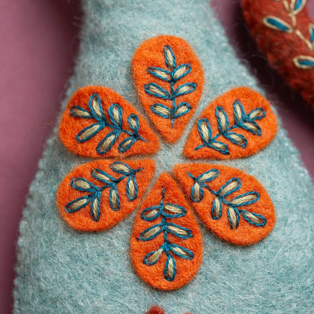 Broderade detaljer 