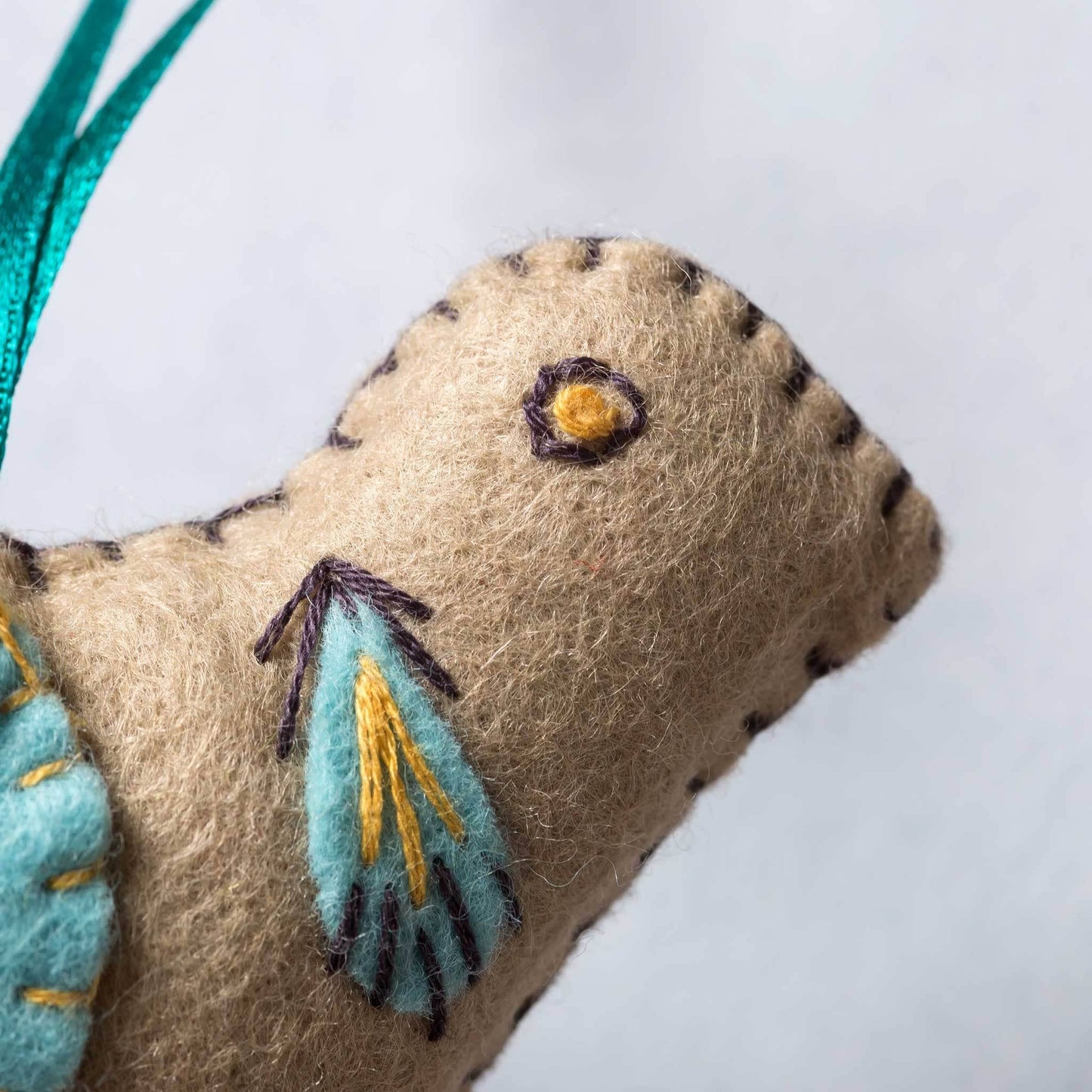 DIY sykit | Turturduva i ullfilt