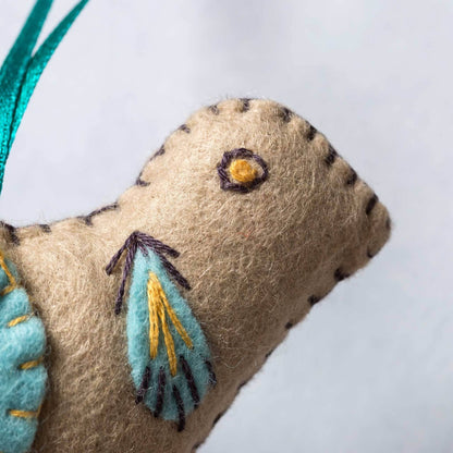 DIY sykit | Turturduva i ullfilt
