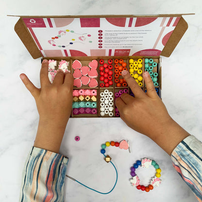 Pärlkit: Unicorn Armband, DIY