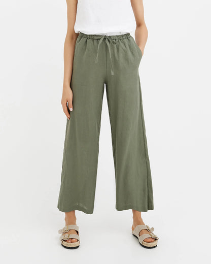 Linnebyxor (Mist Green)