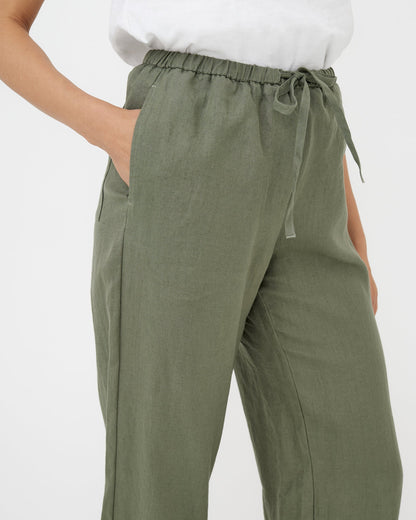Linnebyxor (Mist Green)