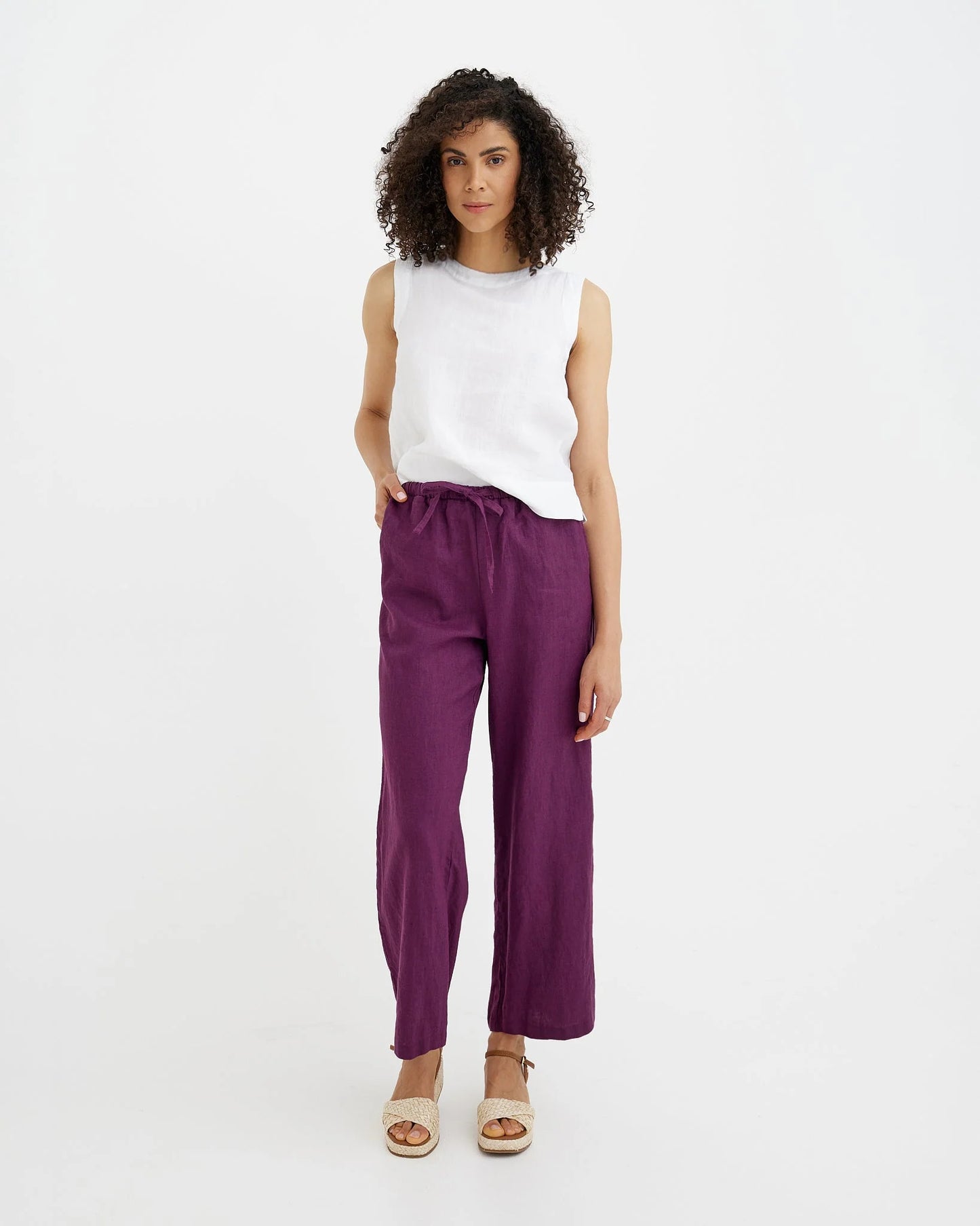 Linnebyxor (Royal Purple)