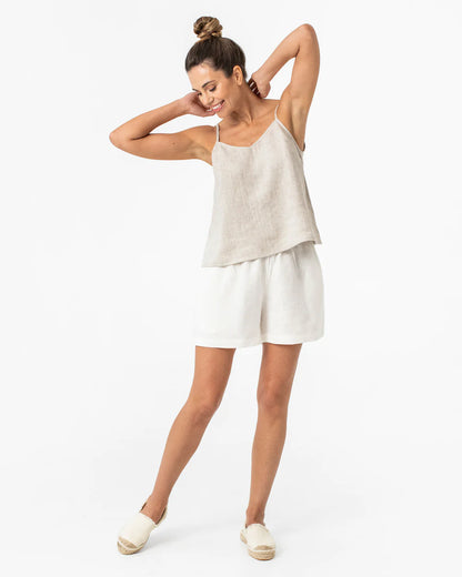 Linne med smala band (Beige) | Spagetti linne