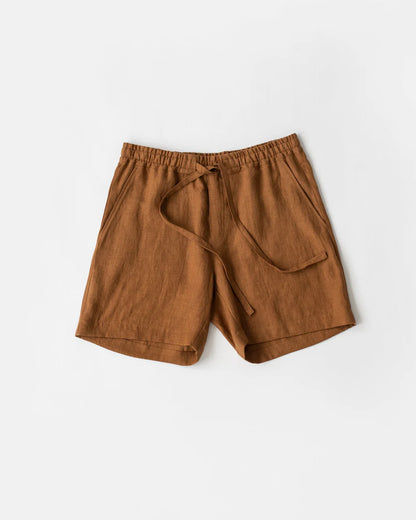 Linneshorts Unisex (Cinnamon)
