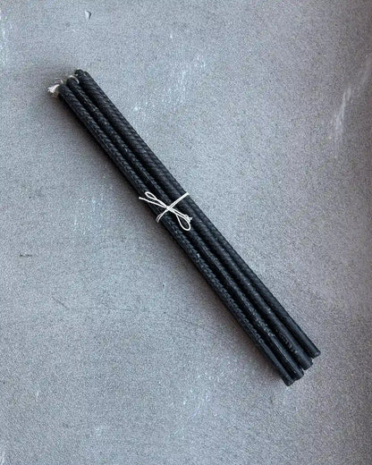 Svarta bivaxljus
