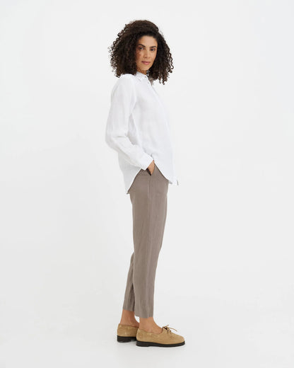 Linnebyxor (Deep Taupe)
