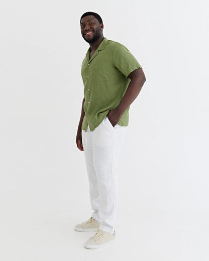 Linnebyxa, unisex (White)