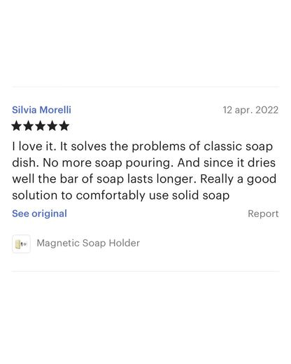 En recension om en magnetisk tvålhållare 