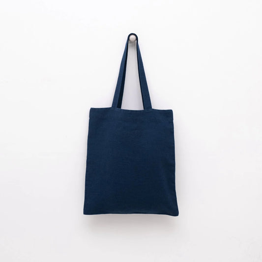 Tote-bag i linne | Navy