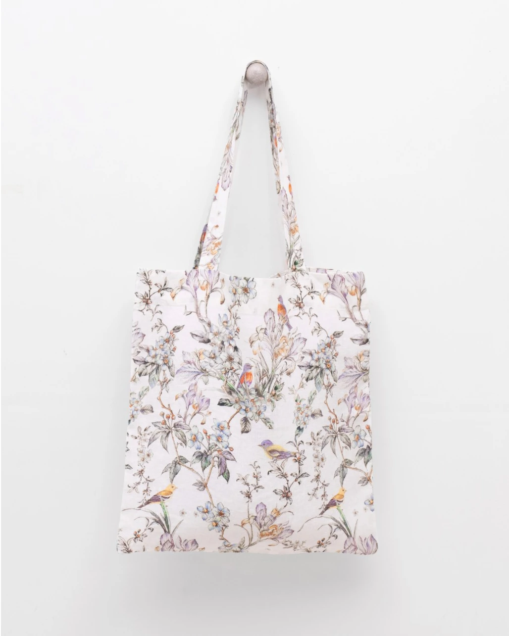 Tote-bag i linne | Birds