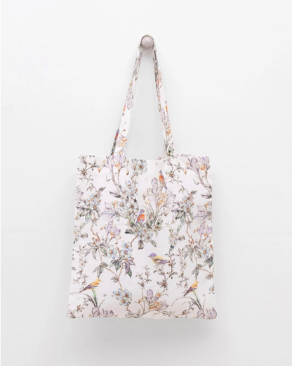 Tote-bag i linne | Birds