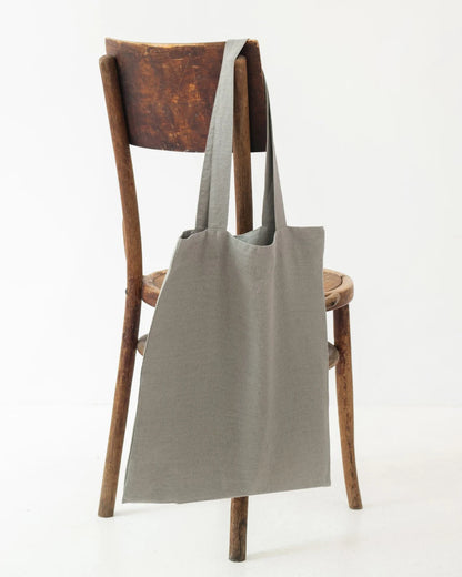 Tote-bag i linne | Khaki