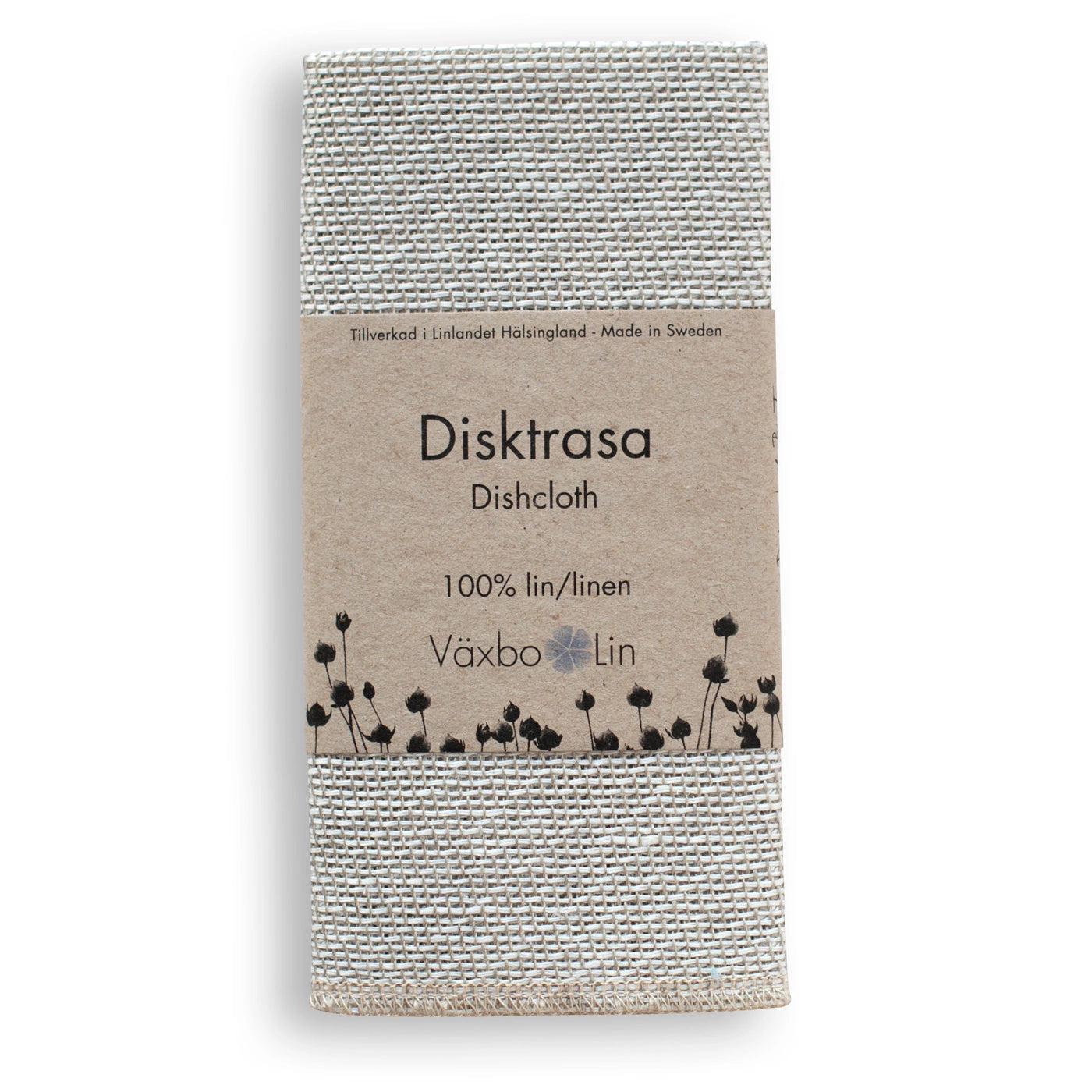 En disktrasa i linne